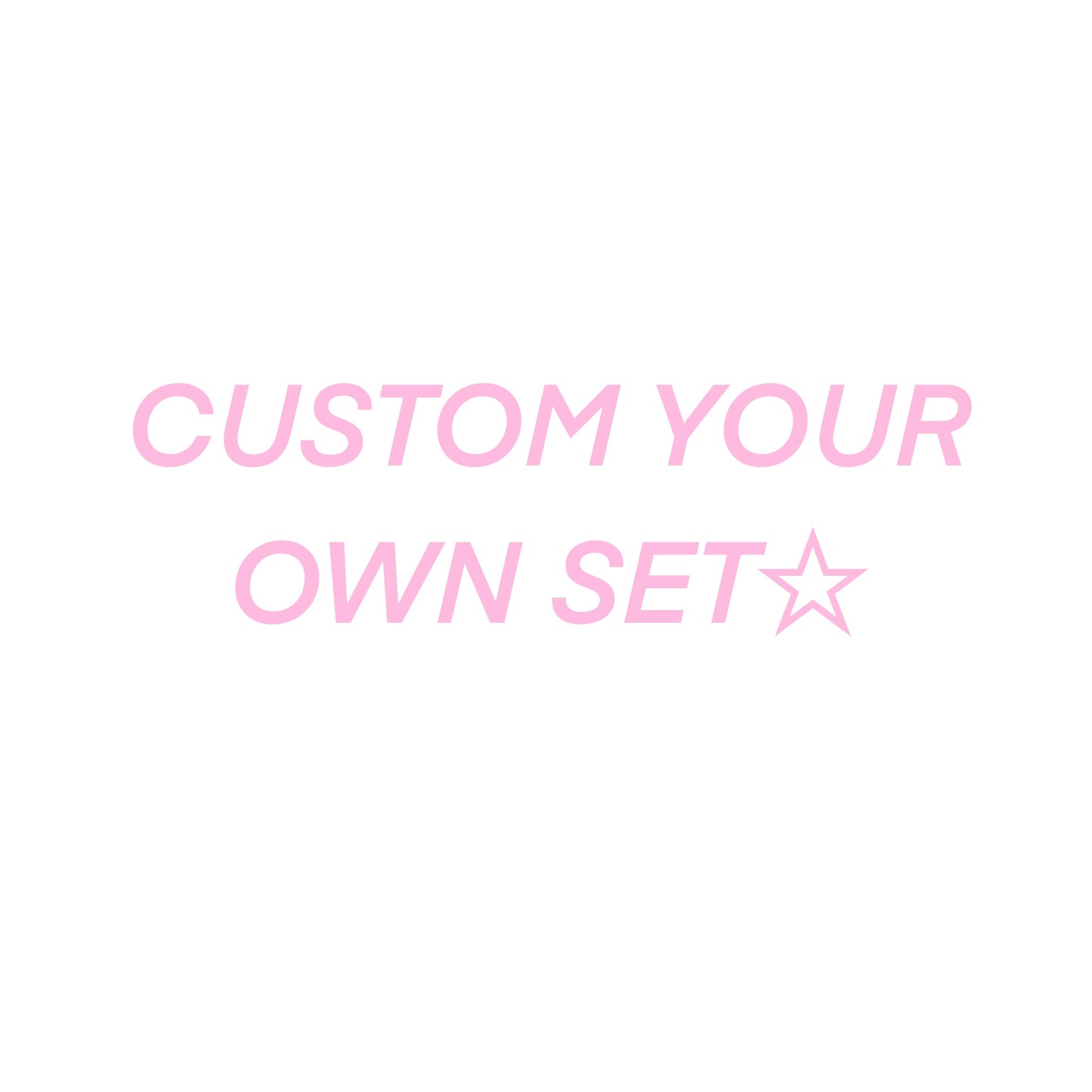 custom your own press-ons ☆